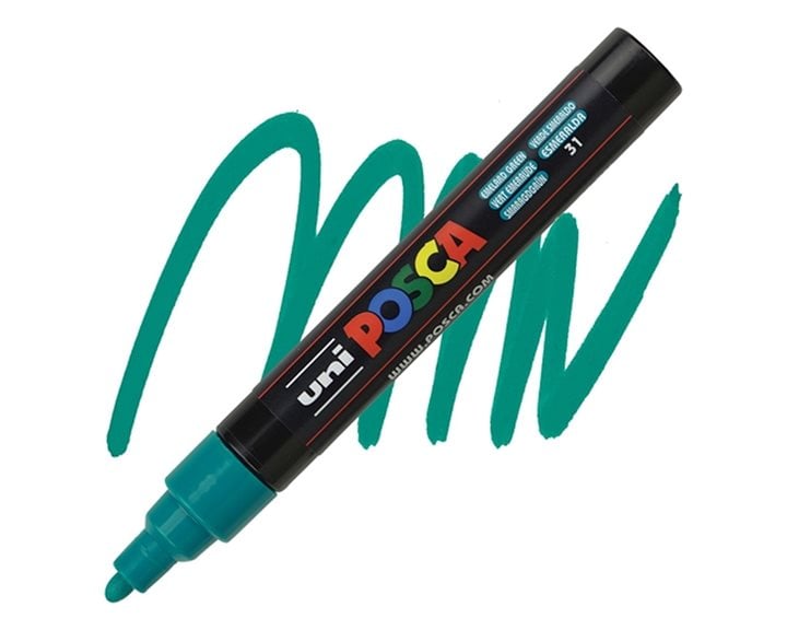 Μαρκαδόρος Uni Posca PC-5M Verde Smeraldo