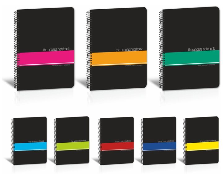 Τετράδιο Σπιράλ 17x25 The Access Notebook 1θ 30φ 70gr 3-56-05