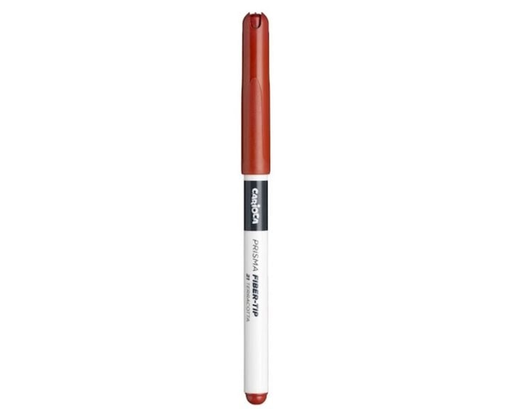 Στυλό Μαρκαδόρος Carioca Plus Prisma Felt Tip Αν. Καφέ 45217/16