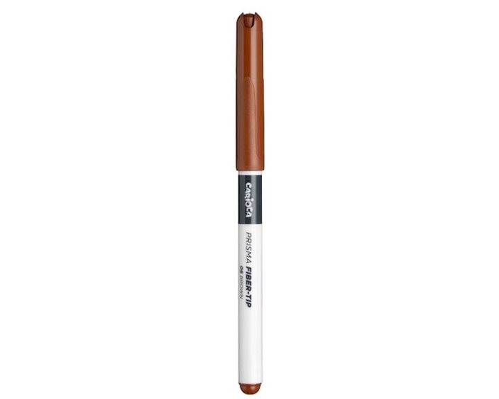 Στυλό Μαρκαδόρος Carioca Plus Prisma Felt Tip Καφέ 45217/06