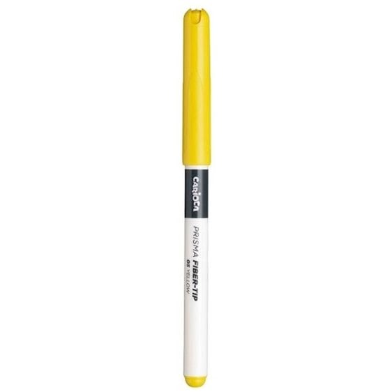 Στυλό Μαρκαδόρος Carioca Plus Prisma Felt Tip Κίτρινο 45217/05