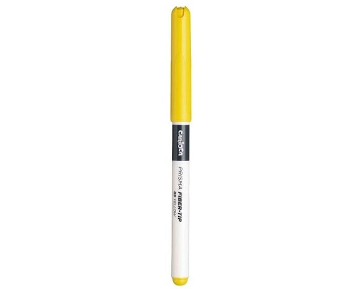 Στυλό Μαρκαδόρος Carioca Plus Prisma Felt Tip Κίτρινο 45217/05