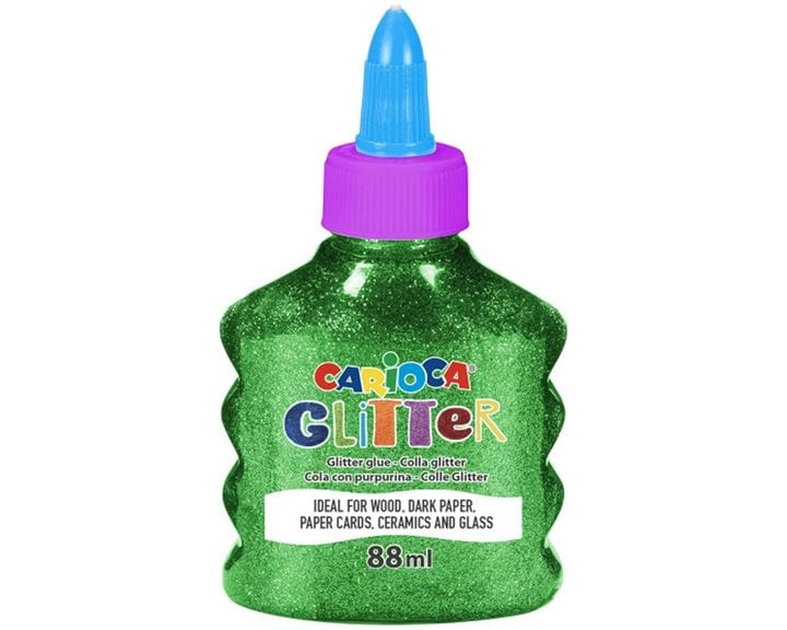 Κολλά Carioca Glitter Spark 88ml Πράσινη 31097/04