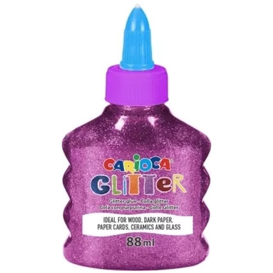 Κολλά Carioca Glitter Spark 88ml Φούξια 31097/41