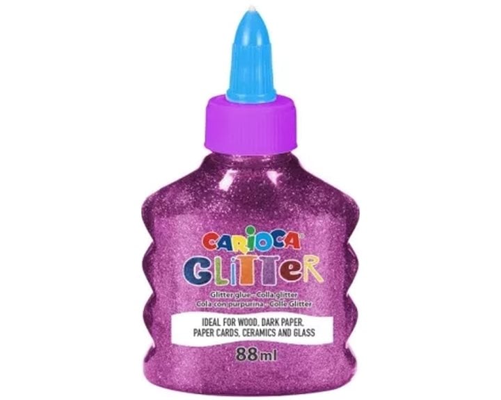 Κολλά Carioca Glitter Spark 88ml Φούξια 31097/41