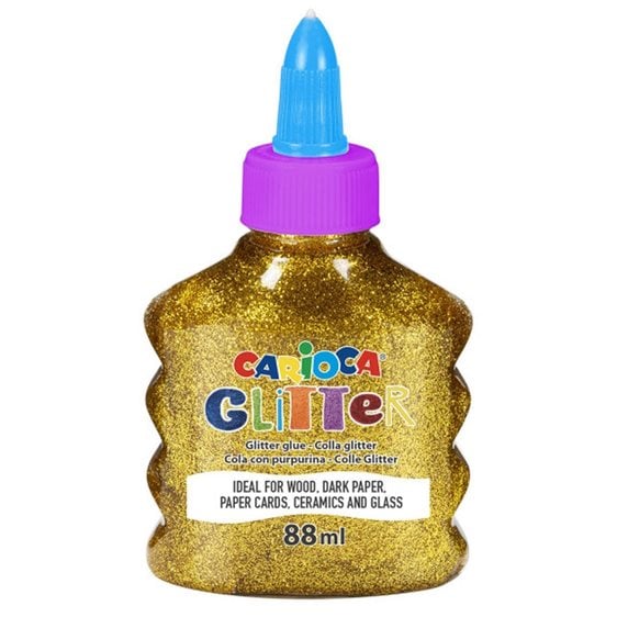 Κολλά Carioca Glitter Spark 88ml Χρυσή 31097/20