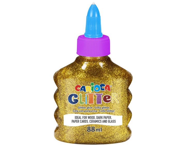 Κολλά Carioca Glitter Spark 88ml Χρυσή 31097/20
