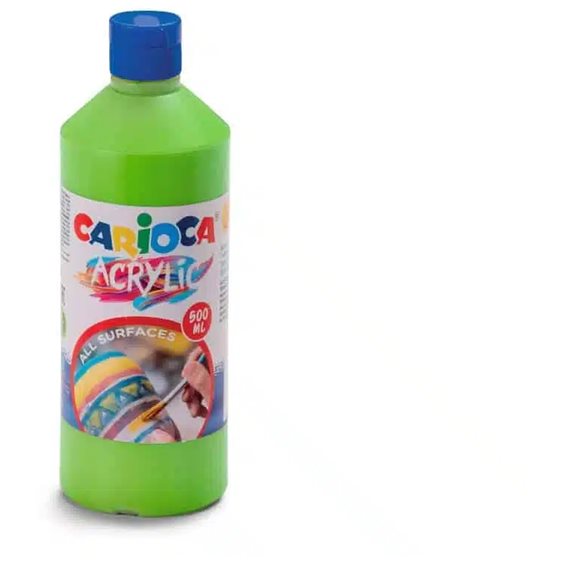 Carioca Ακρυλική Τέμπερα 500ml Light Green 40432/13