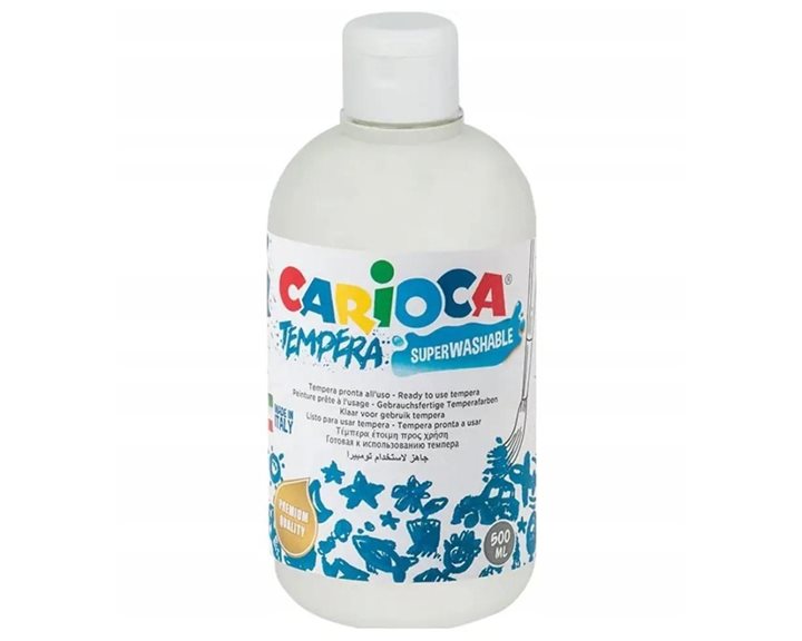 Carioca Τέμπερα 500ml White 40427/01