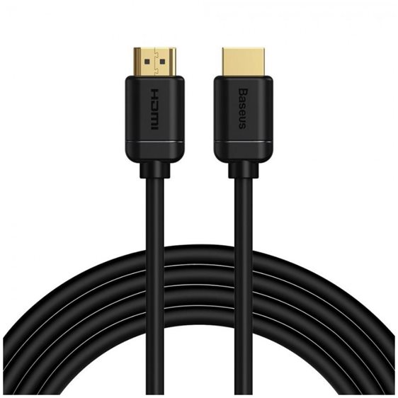 Baseus Καλώδιο 2xHDMI 2.0 4K 60Hz 3D HDR 18Gbps 3m Μαύρο (CAKGQ-C01) (BASCAKGQ-C01)