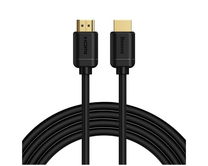 Baseus Καλώδιο 2xHDMI 2.0 4K 60Hz 3D HDR 18Gbps 3m Μαύρο (CAKGQ-C01) (BASCAKGQ-C01)