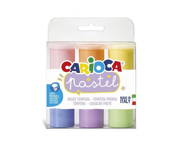 Τέμπερες Carioca Pot Pastel 25ml 6τμχ  43185