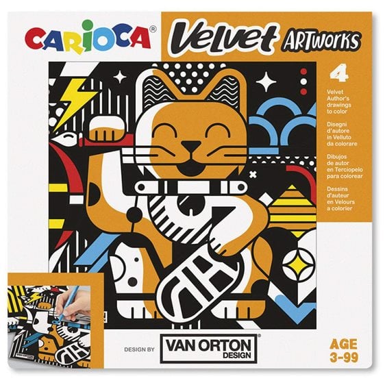 Carioca Velvet Σετ Ζωγραφικής 4τμχ 43603