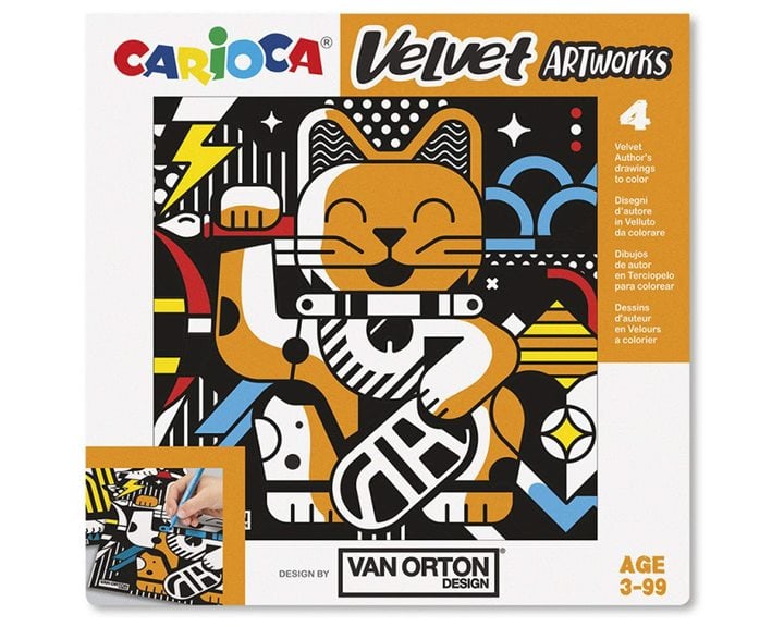 Carioca Velvet Σετ Ζωγραφικής 4τμχ 43603