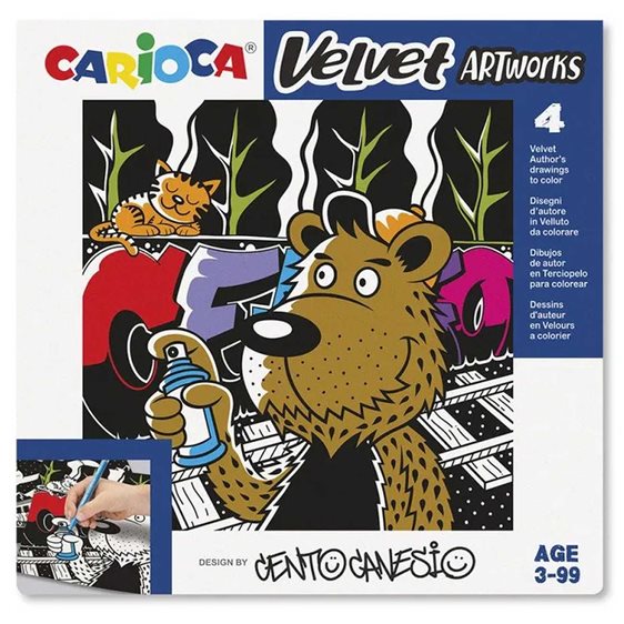 Carioca Velvet Σετ Ζωγραφικής 4τμχ 43601