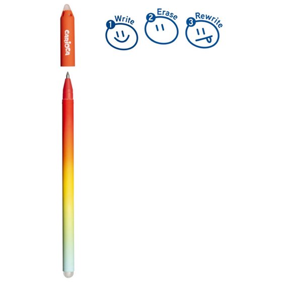 Στυλό Carioca Erasable Oops 0.7mm Κόκκινο 31025/03