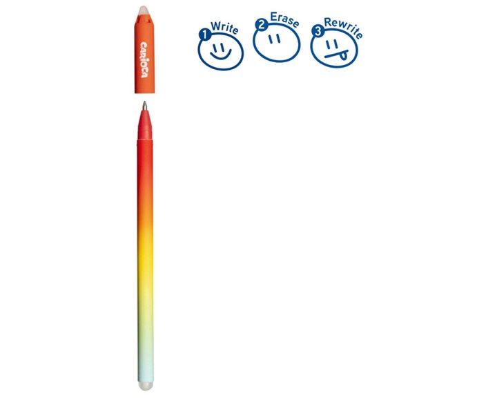 Στυλό Carioca Erasable Oops 0.7mm Κόκκινο 31025/03