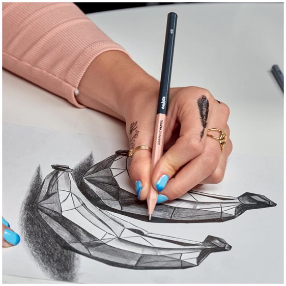 Μολύβι Σχεδίου Carioca Graphite 2H  45237