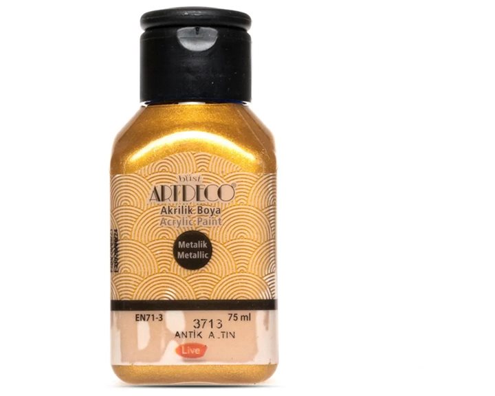 Artdeco 75 ml Ακρυλικό Μεταλλικό Χρώμα Antique Gold 3713