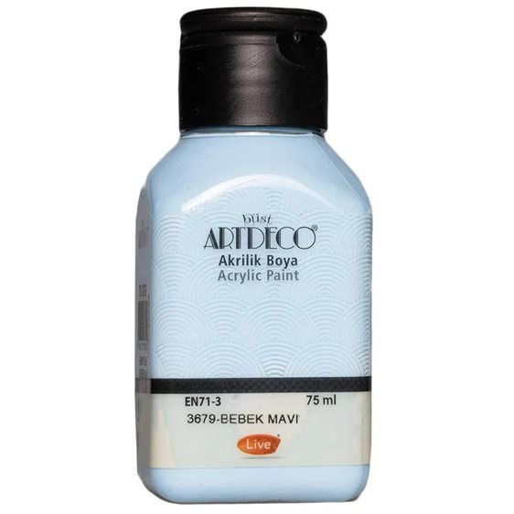 Artdeco 75 ml Ακρυλικό Μεταλλικό Χρώμα Baby Blue 3679