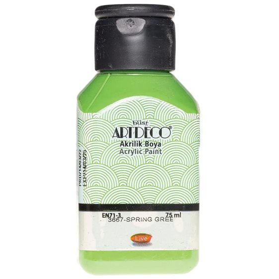 Artdeco 75 ml Ακρυλικό Μεταλλικό Χρώμα Spring Green 3667