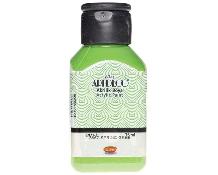 Artdeco 75 ml Ακρυλικό Μεταλλικό Χρώμα Spring Green 3667