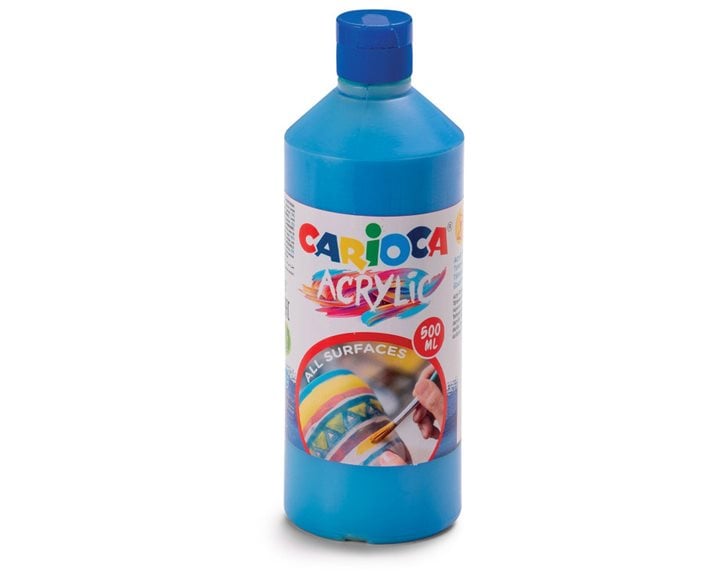 Carioca Ακρυλική Τέμπερα 500ml Primary Blue 40432/05