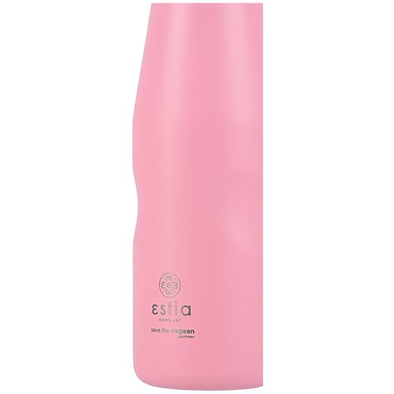 Estia Θερμός Travel Flask Save The Aegean 500Ml Blossom Rose