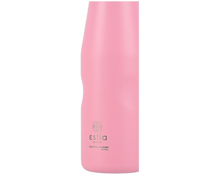 Estia Θερμός Travel Flask Save The Aegean 500Ml Blossom Rose