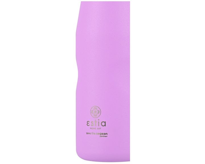 Estia Θερμός Travel Flask Save The Aegean 500Ml Lavender Purple