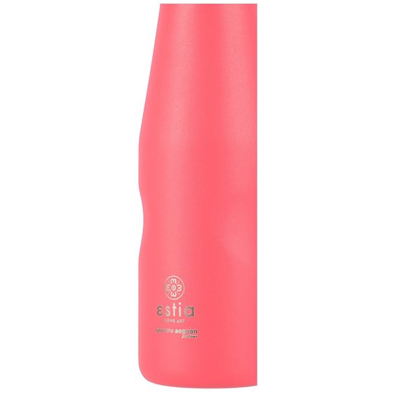 Estia Θερμός Travel Flask Save The Aegean 500Ml Fusion Coral