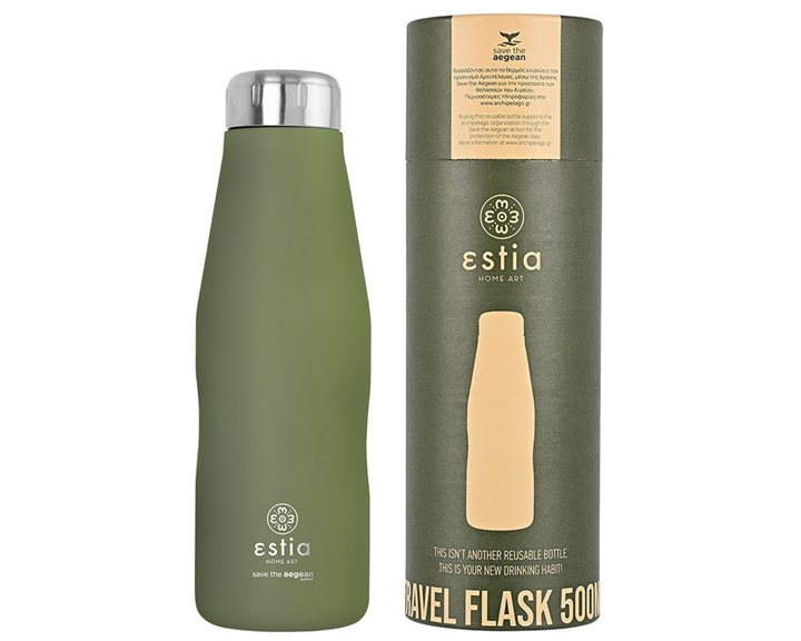 Estia Θερμός Travel Flask Save The Aegean 500Ml Forest Spirit