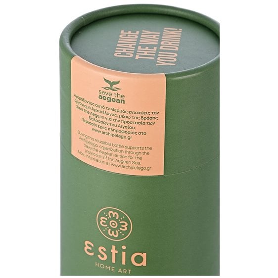 Estia Θερμός Travel Flask Save The Aegean 500Ml Forest Spirit