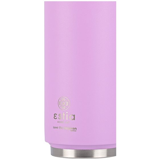 Estia Θερμός Travel Cup Save The Aegean 500Ml Lavender Purple