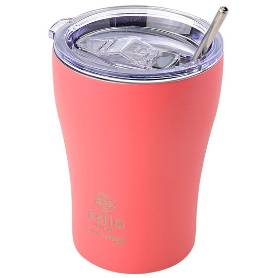 Estia Θερμός Coffee Mug Save The Aegean 350Ml Fusion Coral
