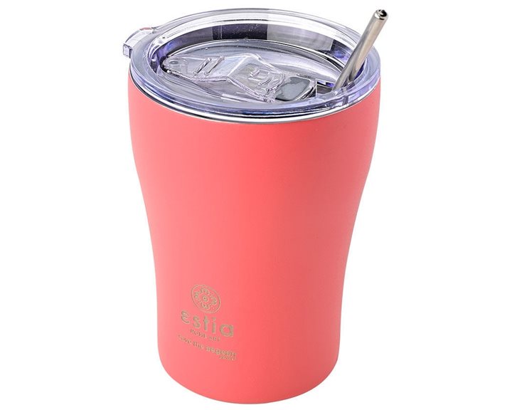 Estia Θερμός Coffee Mug Save The Aegean 350Ml Fusion Coral
