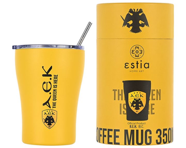 Estia Θερμός Coffee Mug Aek Basketball Basketball Edition 350Ml