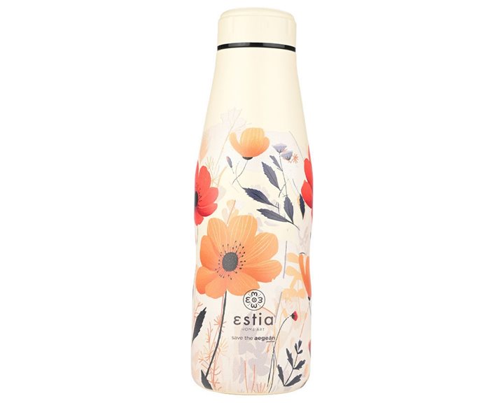 Estia Θερμός Travel Flask Save The Aegean 500Ml Summer Reverie