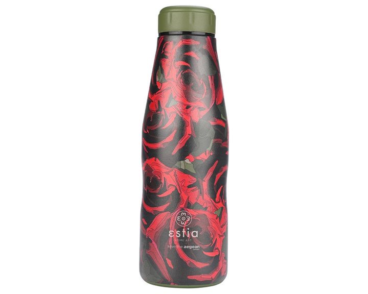 Estia Θερμός Travel Flask Save The Aegean 500Ml Twilight Rose