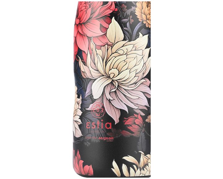 Estia Θερμός Travel Flask Save The Aegean 500Ml Midnight Blossom