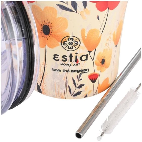 Estia Θερμός Coffee Mug Save The Aegean 350Ml Summer Reverie