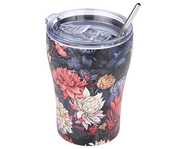 Estia Θερμός Coffee Mug Save The Aegean 350Ml Midnight Blossom