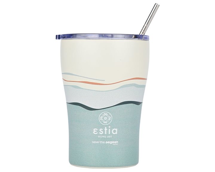 Estia Θερμός Coffee Mug Save The Aegean 350Ml Ecozen Horizon