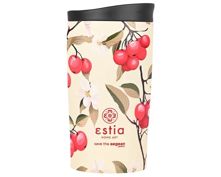 Estia Ποτήρι Θερμός 350ml Save The Aegean Travel Mug Sakura Whisper