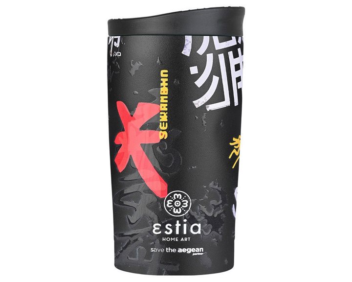 Estia Ποτήρι Θερμός 350ml Save The Aegean Travel Mug Tokyo Underground