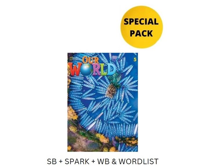 OUR WORLD 5 SPECIAL PACK FOR GREECE (SB + SPARK + WB   WORDLIST) BRIT. ED 2ND ED