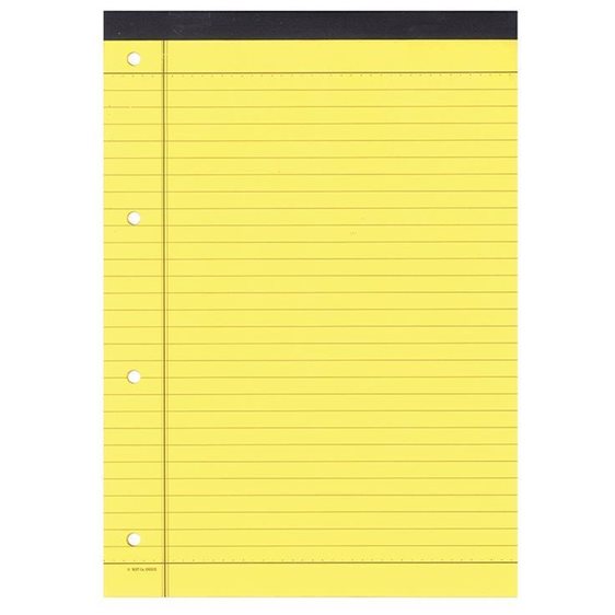 Μπλοκ Yellow-Δικηγορικό Ριγέ Next 01104