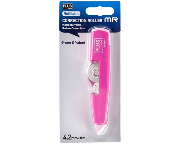 Διορθωτική Ταινία Plus MR 4.2mm x6m WH634 49-179 Ρόζ