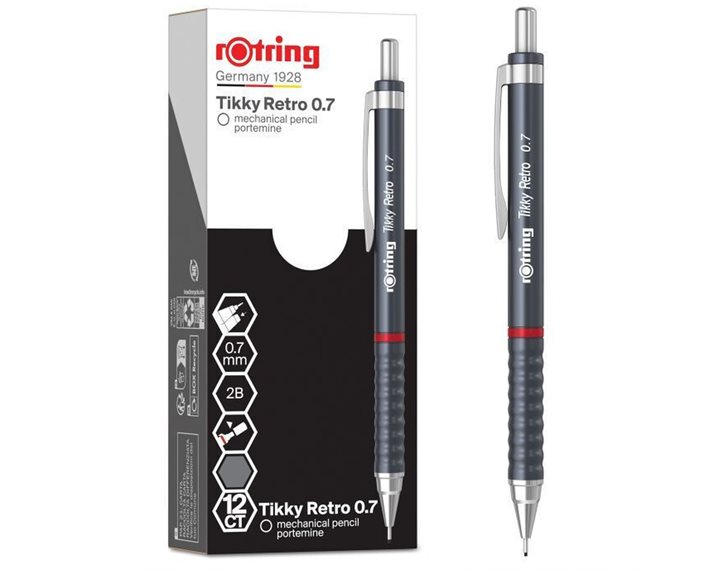 Μολύβι Μηχανικό Rotring Retro 0.7mm Grey