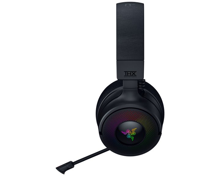 Razer KRAKEN V4 - Wireless 7.1 RGB Gaming Headset - BT/2.4GHz/USB - Haptic Feedback - PC/PS5/PS4